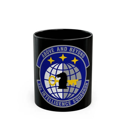 32 Intelligence Squadron AFISRA (U.S. Air Force) Black Coffee Mug 11oz - Go Mug Yourself