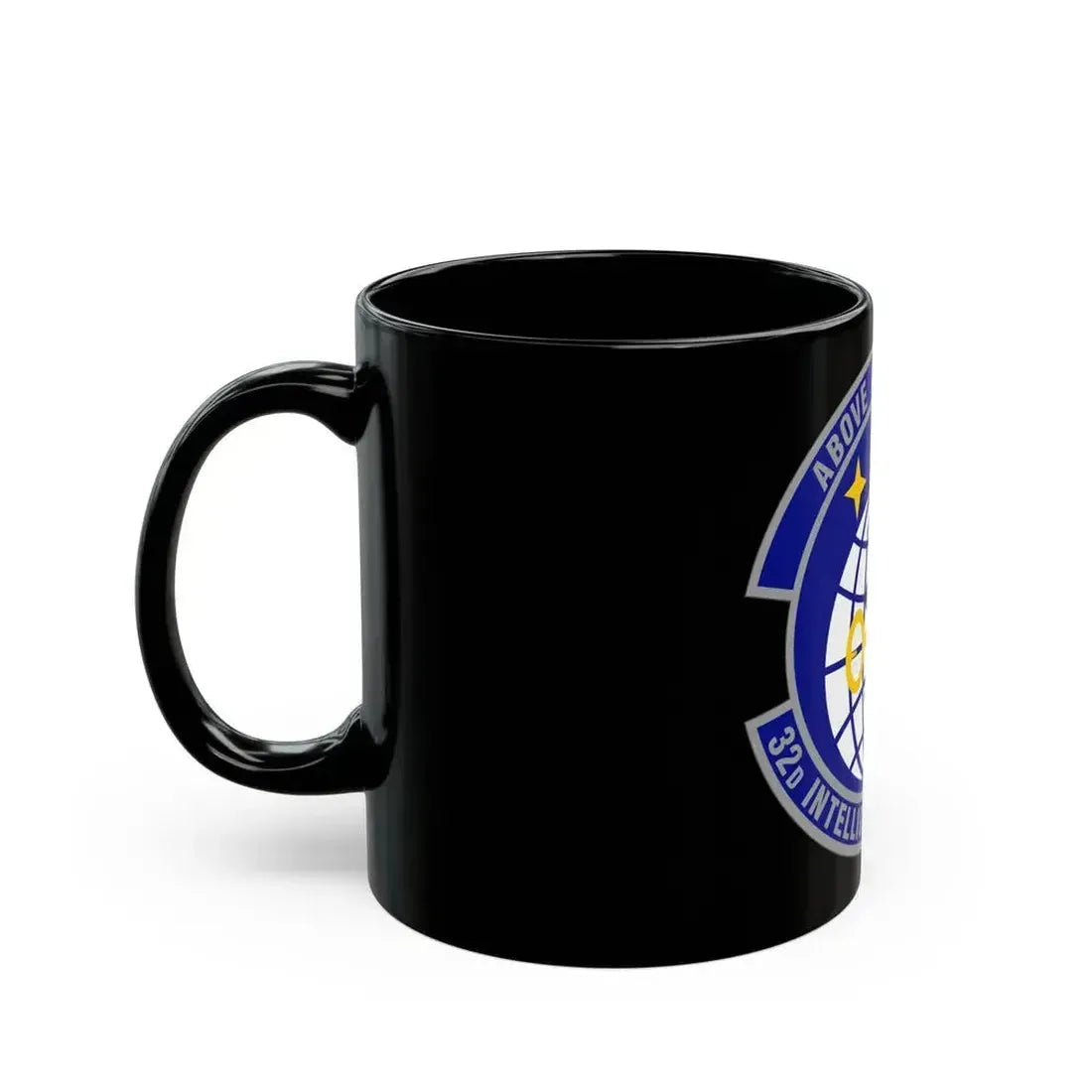 32 Intelligence Squadron AFISRA (U.S. Air Force) Black Coffee Mug - Go Mug Yourself