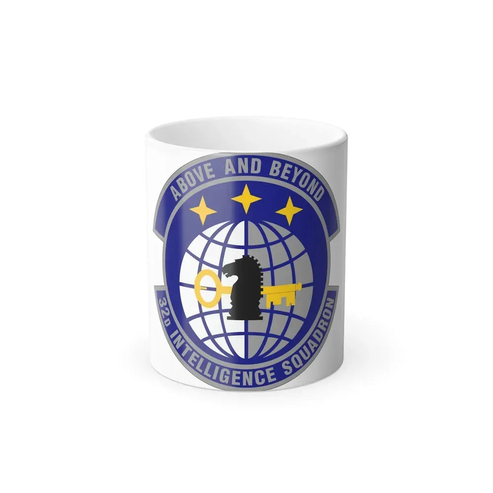 32 Intelligence Squadron AFISRA (U.S. Air Force) Color Changing Coffee Mug 11oz - Go Mug Yourself