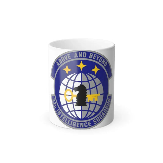 32 Intelligence Squadron AFISRA (U.S. Air Force) Color Changing Coffee Mug 11oz - Go Mug Yourself
