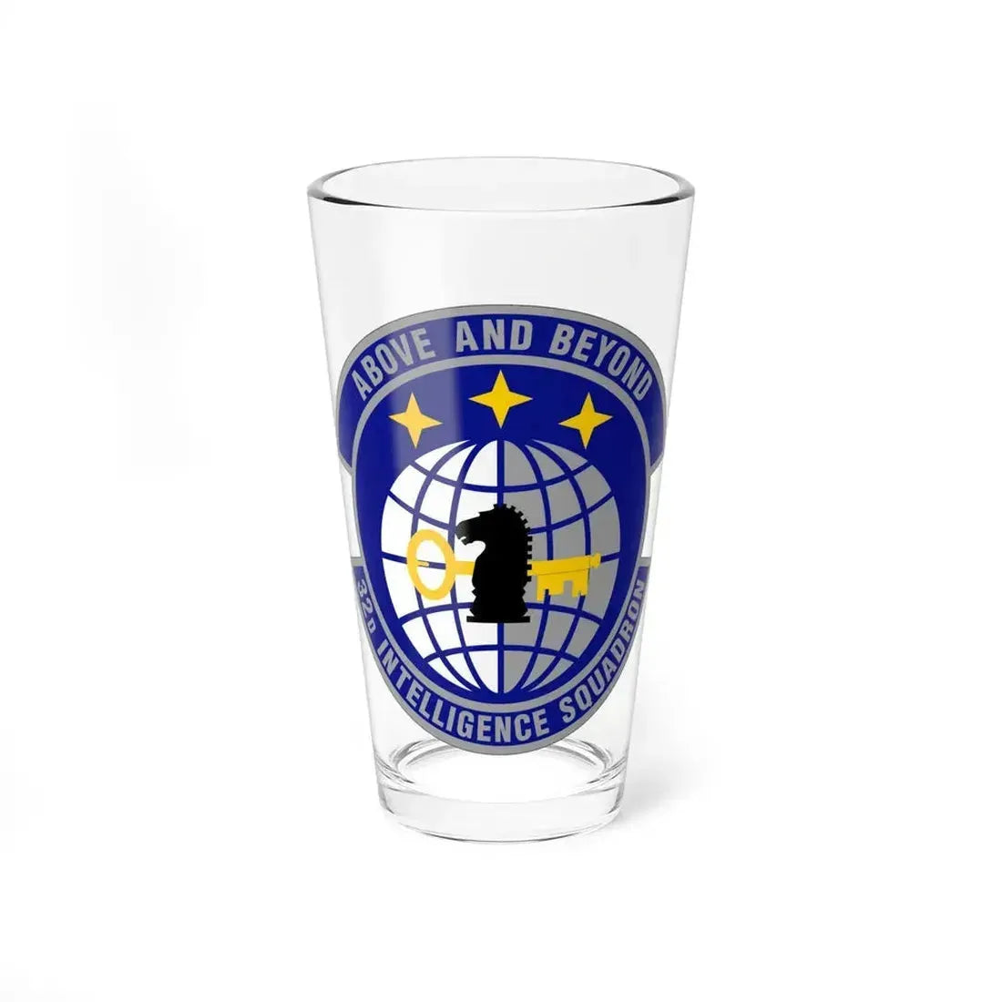 32 Intelligence Squadron AFISRA (U.S. Air Force) Pint Glass 16oz 16oz - Go Mug Yourself