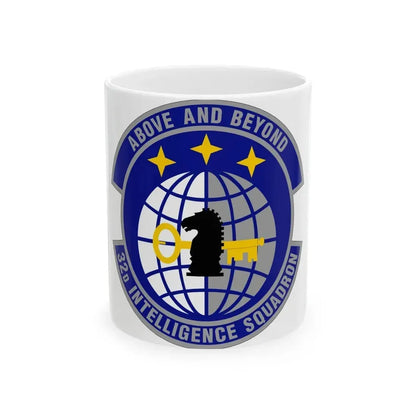 32 Intelligence Squadron AFISRA (U.S. Air Force) White Coffee Mug 11oz - Go Mug Yourself