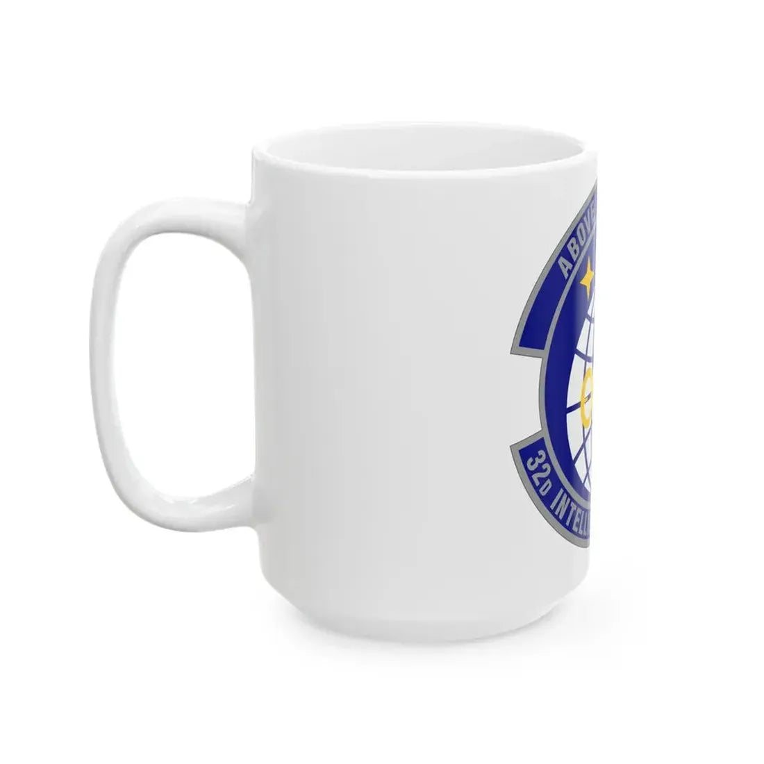 32 Intelligence Squadron AFISRA (U.S. Air Force) White Coffee Mug - Go Mug Yourself