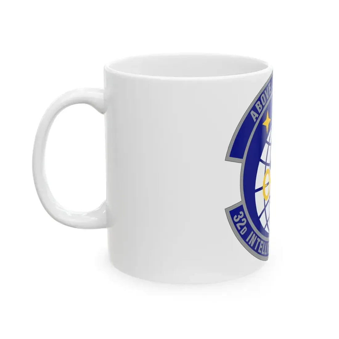 32 Intelligence Squadron AFISRA (U.S. Air Force) White Coffee Mug - Go Mug Yourself