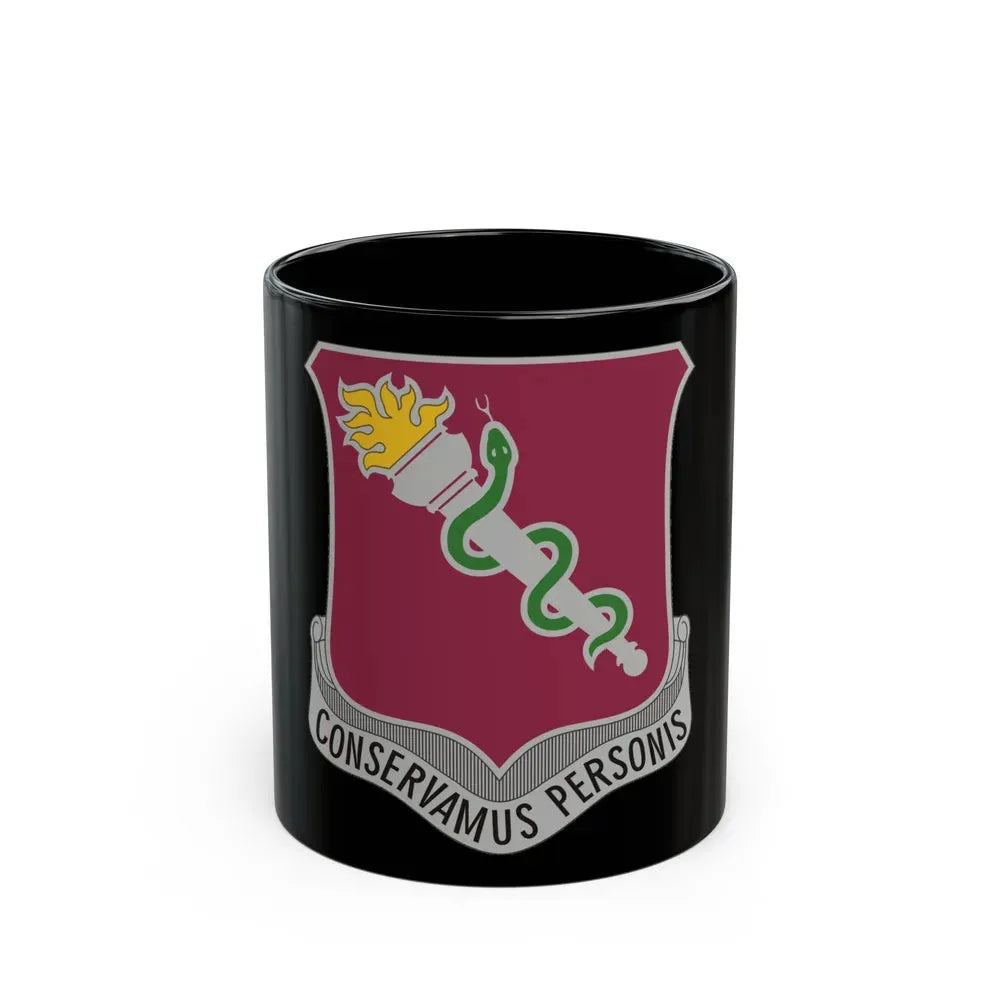 32 Medical Brigade 2 (U.S. Army) Black Coffee Mug 11oz - Go Mug Yourself