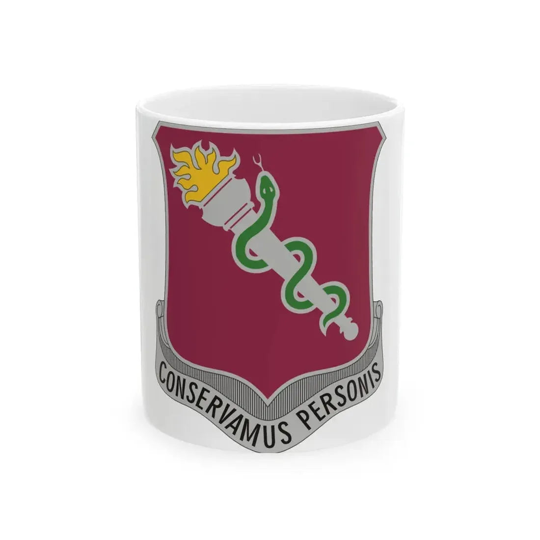 32 Medical Brigade 2 (U.S. Army) White Coffee Mug 11oz - Go Mug Yourself