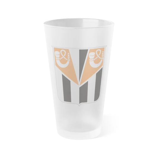 32 Signal Battalion (U.S. Army) Frosted Pint Glass 16oz-Go Mug Yourself