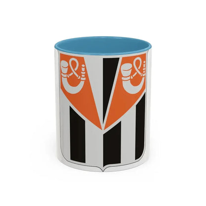32 Signal Battalion (U.S. Army) Accent Coffee Mug 11oz Light Blue - Go Mug Yourself
