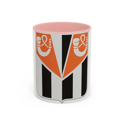 32 Signal Battalion (U.S. Army) Accent Coffee Mug 11oz Pink - Go Mug Yourself