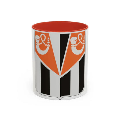 32 Signal Battalion (U.S. Army) Accent Coffee Mug 11oz Red - Go Mug Yourself