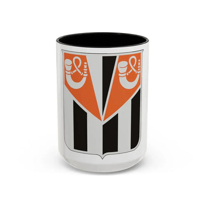 32 Signal Battalion (U.S. Army) Accent Coffee Mug 15oz Black - Go Mug Yourself
