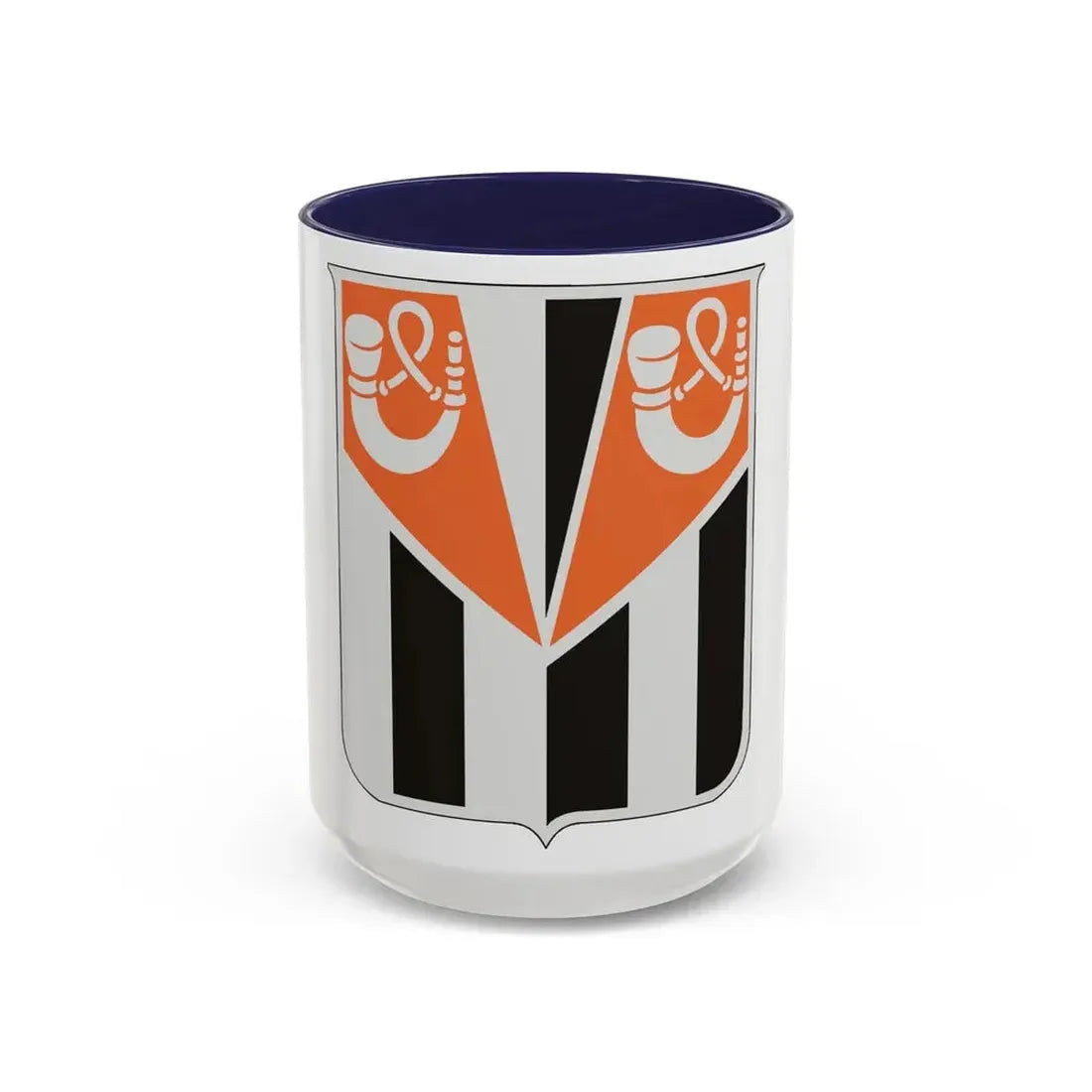 32 Signal Battalion (U.S. Army) Accent Coffee Mug 15oz Navy - Go Mug Yourself