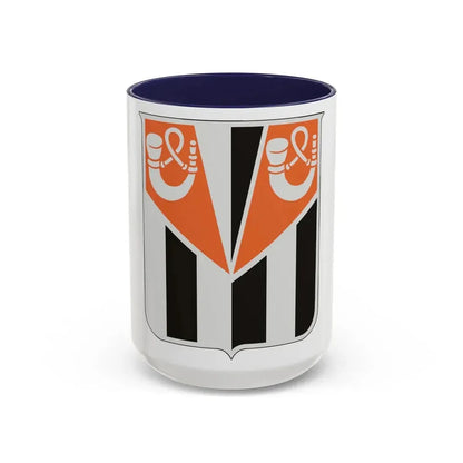32 Signal Battalion (U.S. Army) Accent Coffee Mug 15oz Navy - Go Mug Yourself