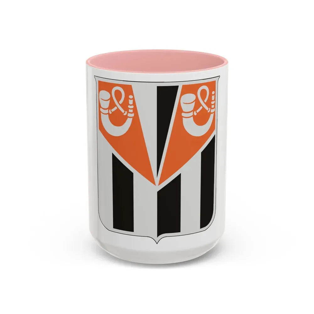 32 Signal Battalion (U.S. Army) Accent Coffee Mug 15oz Pink - Go Mug Yourself