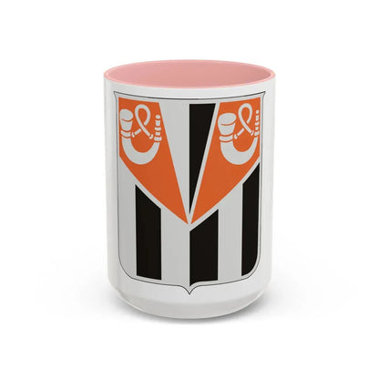 32 Signal Battalion (U.S. Army) Accent Coffee Mug 15oz Pink - Go Mug Yourself