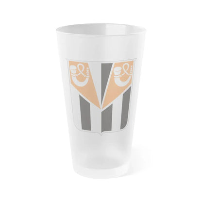 32 Signal Battalion (U.S. Army) Frosted Pint Glass 16oz Default Title - Go Mug Yourself