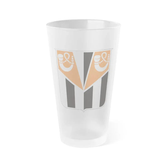 32 Signal Battalion (U.S. Army) Frosted Pint Glass 16oz Default Title - Go Mug Yourself