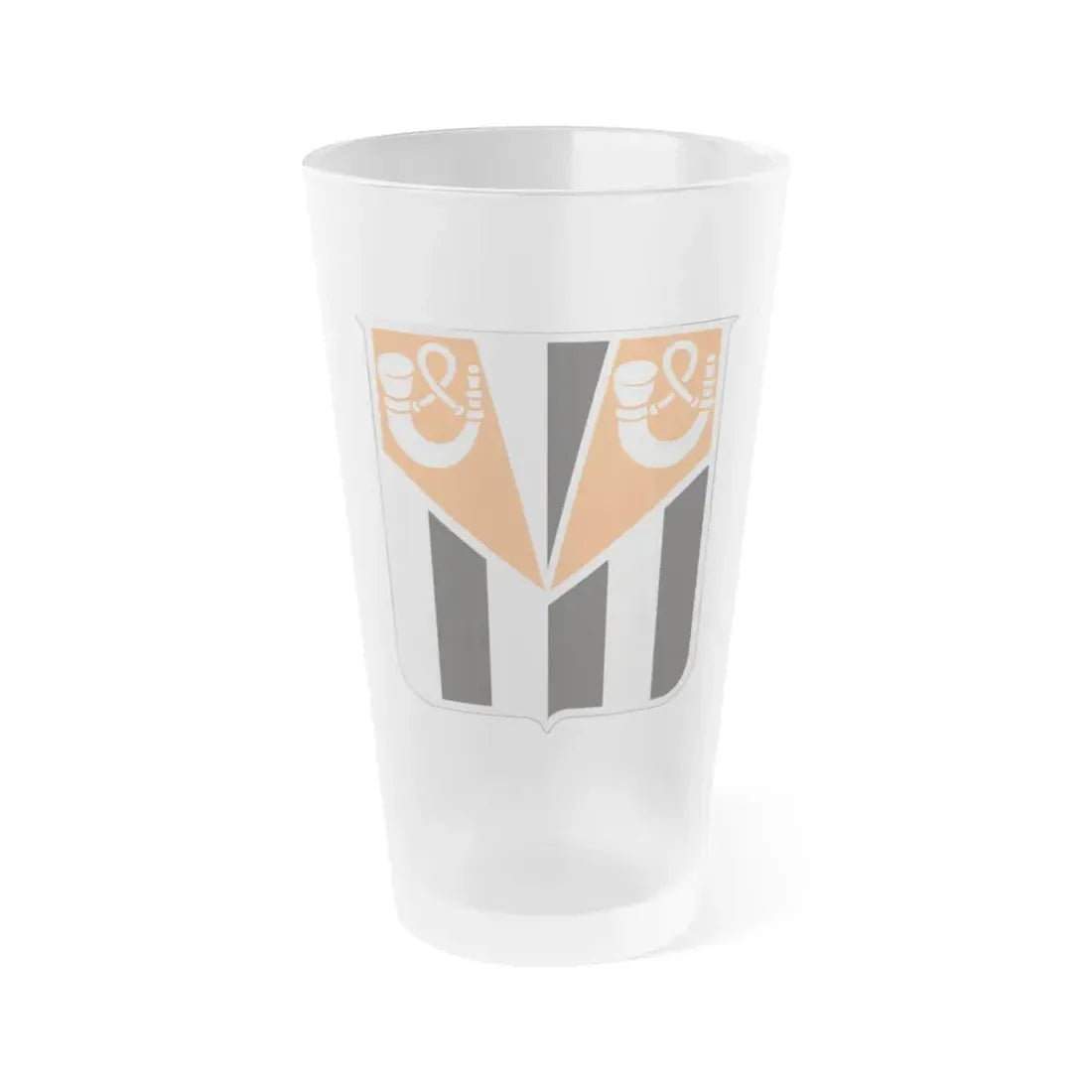32 Signal Battalion (U.S. Army) Frosted Pint Glass 16oz Default Title - Go Mug Yourself