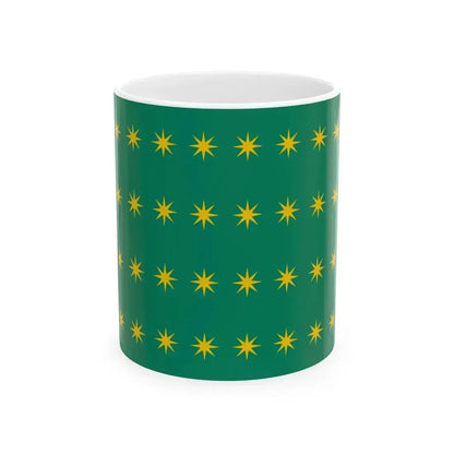 32 Stars Fenian Flag (Ireland) White Coffee Mug 11oz - Go Mug Yourself