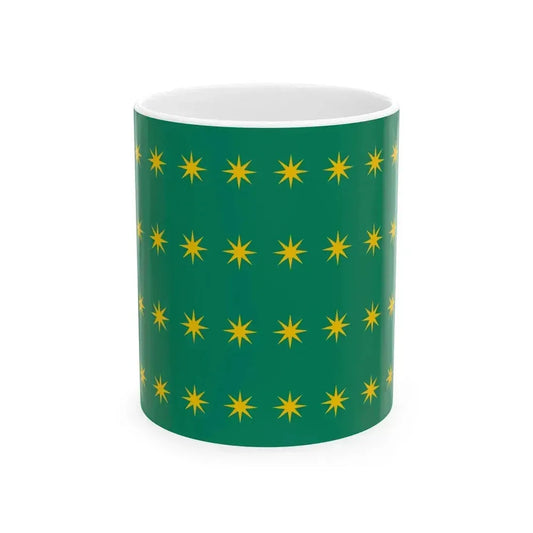 32 Stars Fenian Flag (Ireland) White Coffee Mug 11oz - Go Mug Yourself