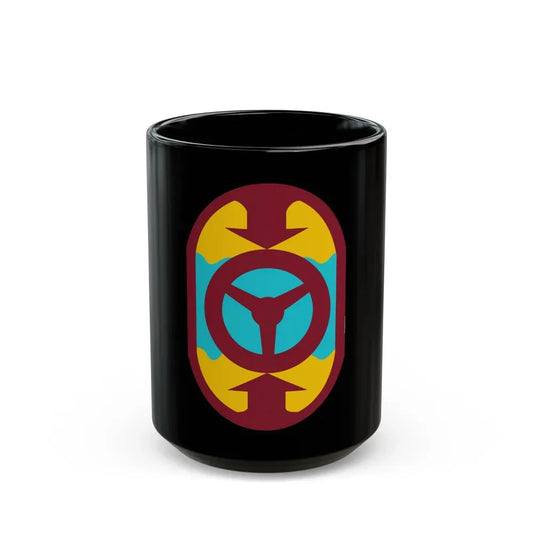 32 Transportation Command (U.S. Army) Black Coffee Mug 15oz - Go Mug Yourself