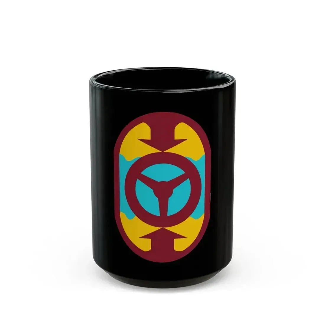 32 Transportation Command (U.S. Army) Black Coffee Mug 15oz - Go Mug Yourself