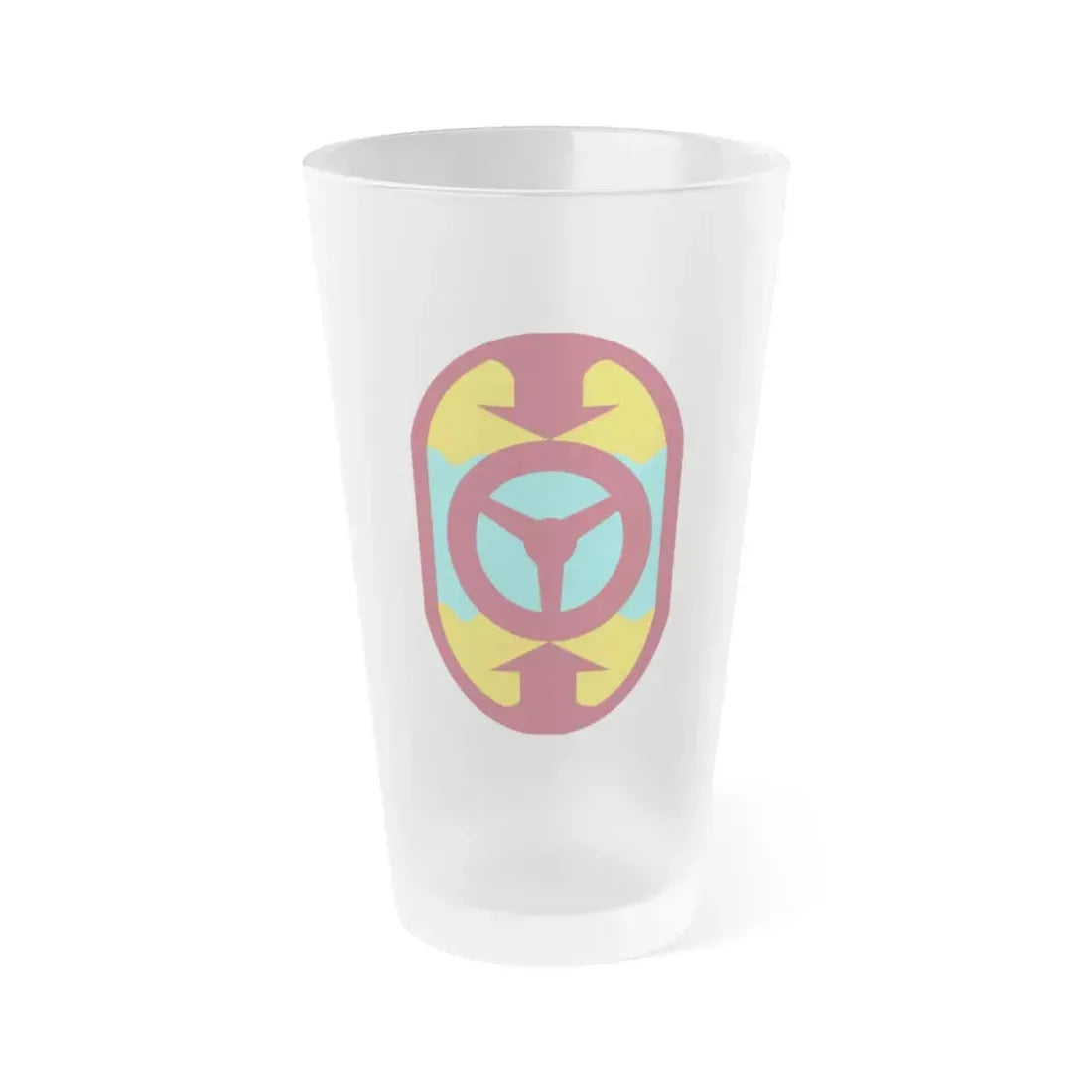 32 Transportation Command (U.S. Army) Frosted Pint Glass 16oz Default Title - Go Mug Yourself