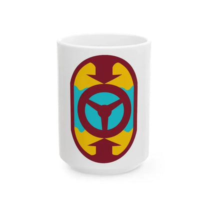 32 Transportation Command (U.S. Army) White Coffee Mug 15oz - Go Mug Yourself