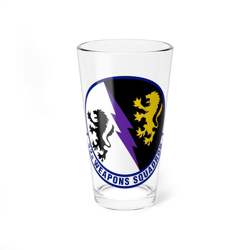 32 Weapons Squadron ACC (U.S. Air Force) Pint Glass 16oz-16oz-Go Mug Yourself