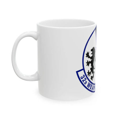 32 Weapons Squadron ACC (U.S. Air Force) White Coffee Mug-Go Mug Yourself