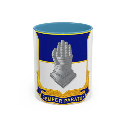 320 Cavalry Regiment (U.S. Army) Accent Coffee Mug 11oz Light Blue - Go Mug Yourself