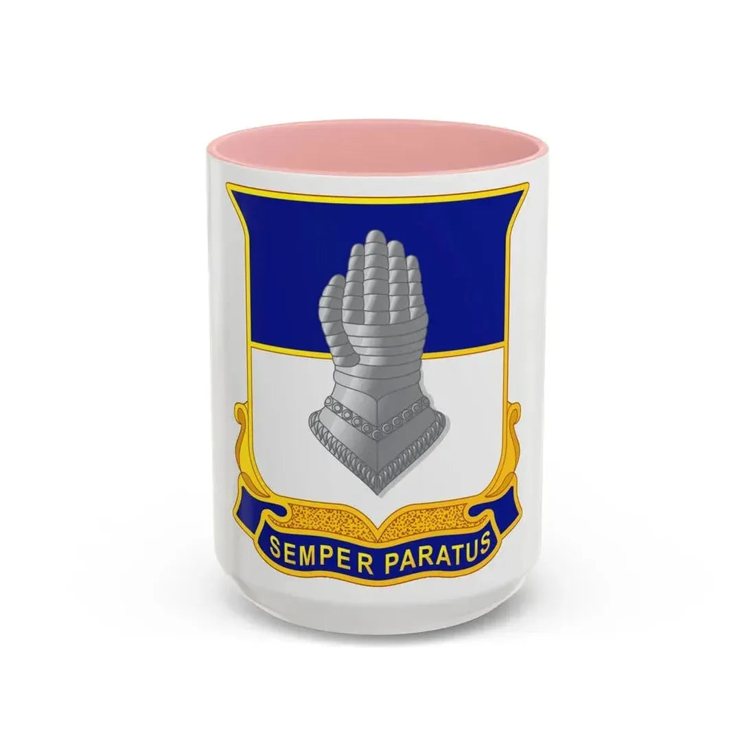 320 Cavalry Regiment (U.S. Army) Accent Coffee Mug 15oz Pink - Go Mug Yourself