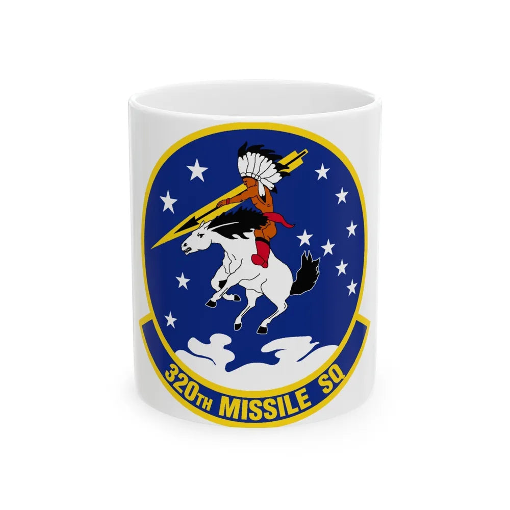 320 Missile Squadron AFGCS (U.S. Air Force) White Coffee Mug-11oz-Go Mug Yourself