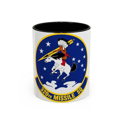 320 Missile Squadron AFGCS (U.S. Air Force) Accent Coffee Mug 11oz Black - Go Mug Yourself