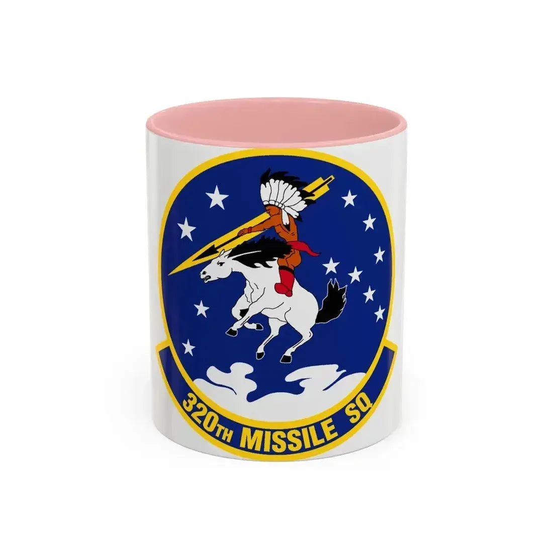 320 Missile Squadron AFGCS (U.S. Air Force) Accent Coffee Mug 11oz Pink - Go Mug Yourself
