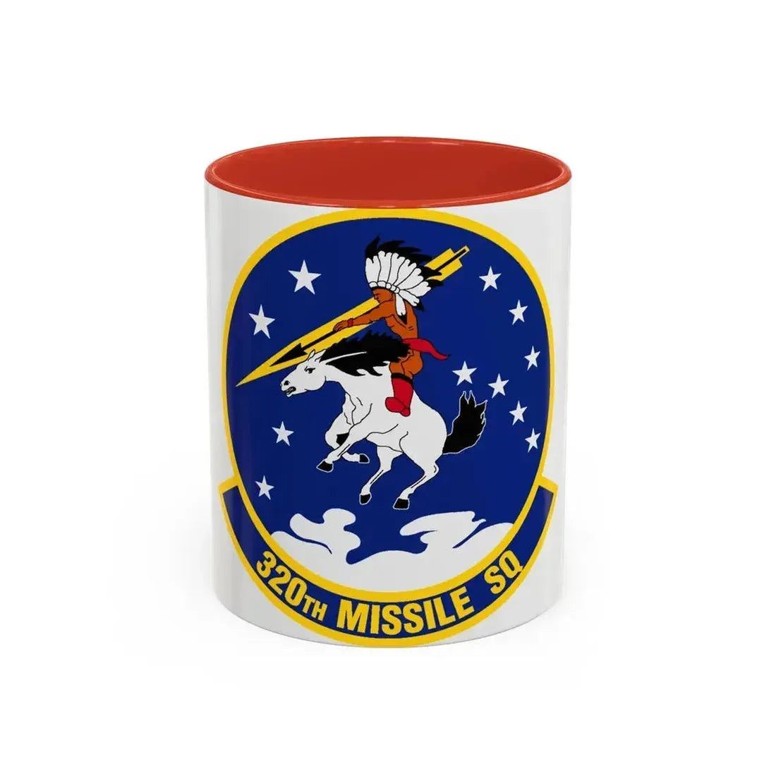 320 Missile Squadron AFGCS (U.S. Air Force) Accent Coffee Mug 11oz Red - Go Mug Yourself