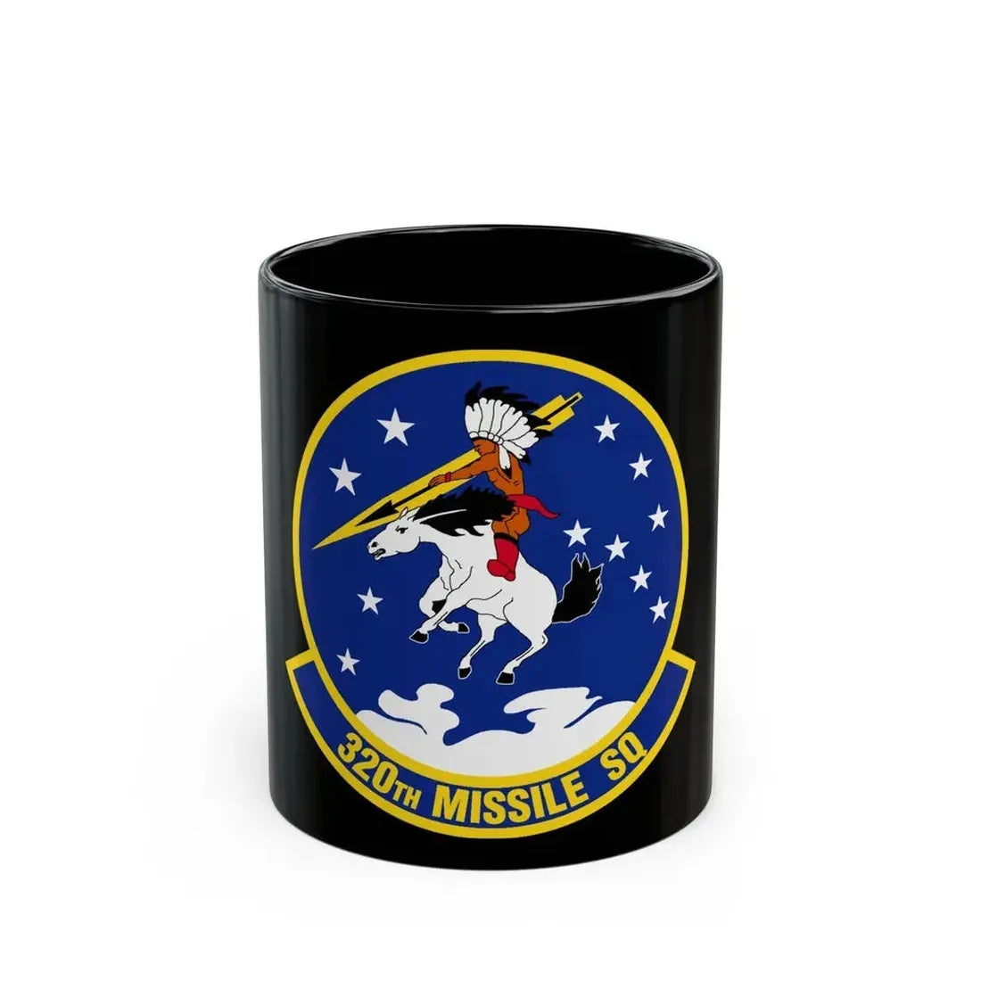 320 Missile Squadron AFGCS (U.S. Air Force) Black Coffee Mug 11oz - Go Mug Yourself
