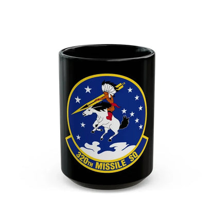 320 Missile Squadron AFGCS (U.S. Air Force) Black Coffee Mug 15oz - Go Mug Yourself