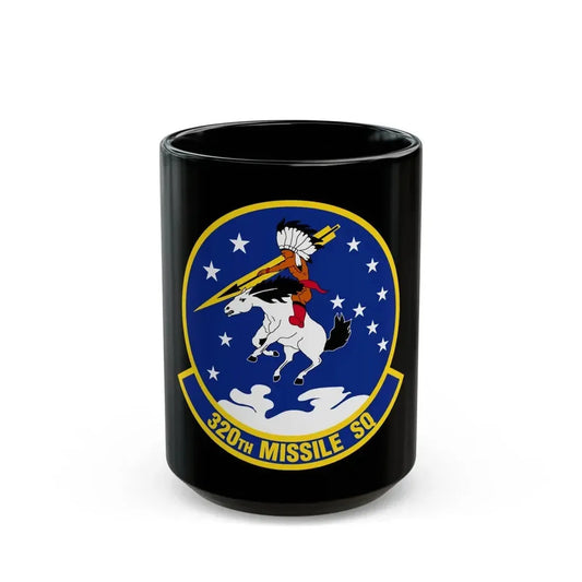320 Missile Squadron AFGCS (U.S. Air Force) Black Coffee Mug 15oz - Go Mug Yourself