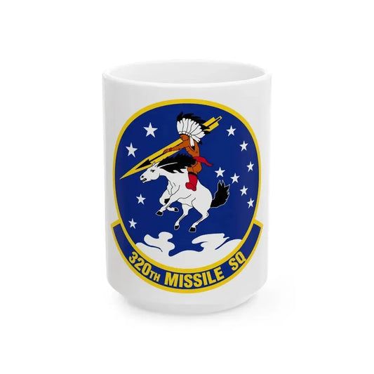 320 Missile Squadron AFGCS (U.S. Air Force) White Coffee Mug 15oz - Go Mug Yourself