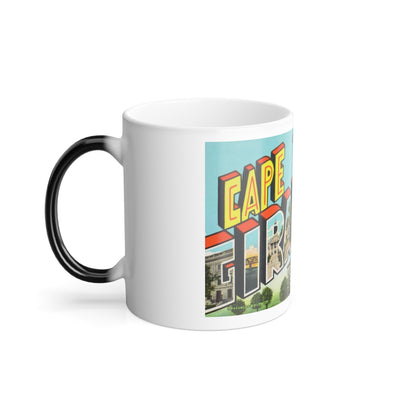Greetings from Cape Girardeau Missouri (Greeting Postcards) Color Changing Mug 11oz