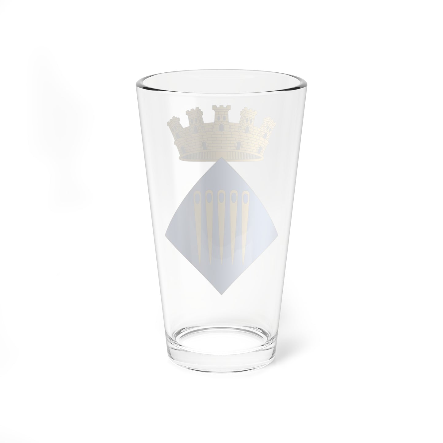 Escudo de Agullana Gerona (Spain) (Coat of Arms) Pint Glass 16oz