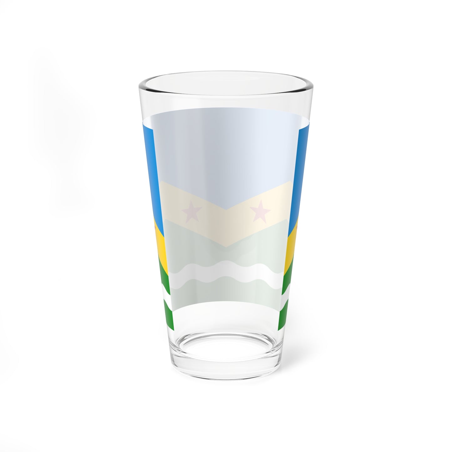 Flag of Marushkinskoe Moscow oblast (Russia) Pint Glass 16oz