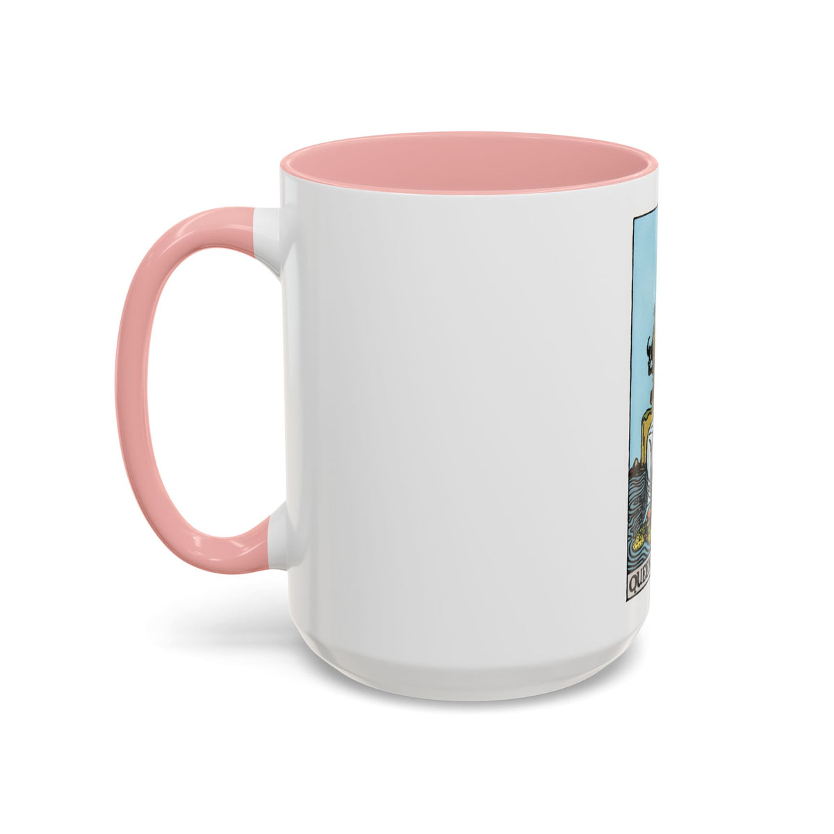 The Queen of Cups (Tarot Card) Accent Coffee Mug