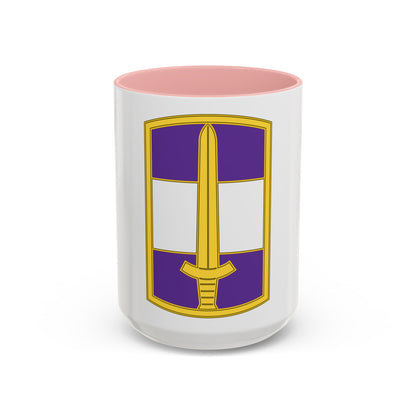 308 Civil Affairs Brigade 3 (U.S. Army) Accent Coffee Mug