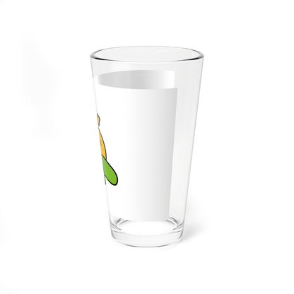 Flag of Nasukarasuyama Tochigi no text (Japan) Pint Glass 16oz