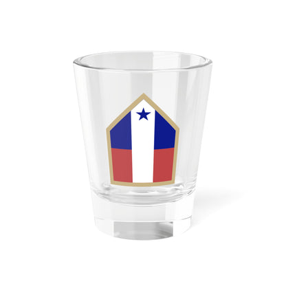 Verre à liqueur du commandement du service du Nord-Ouest (armée américaine) 1,5 oz