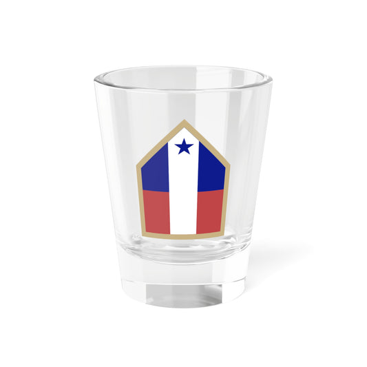 Verre à liqueur du commandement du service du Nord-Ouest (armée américaine) 1,5 oz