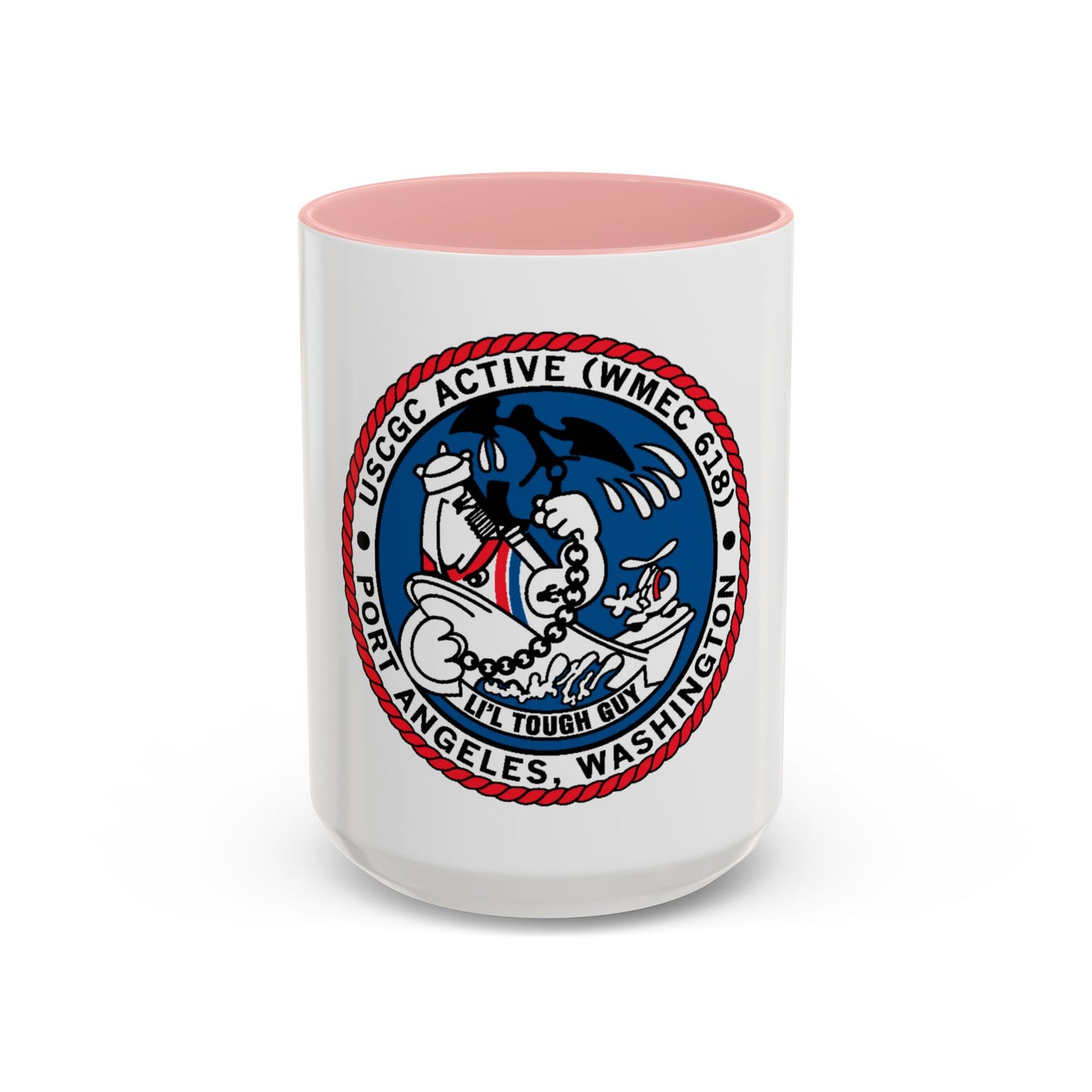 USCGC Active WMEC 618 Port Angeles WA (U.S. Coast Guard) Accent Coffee Mug