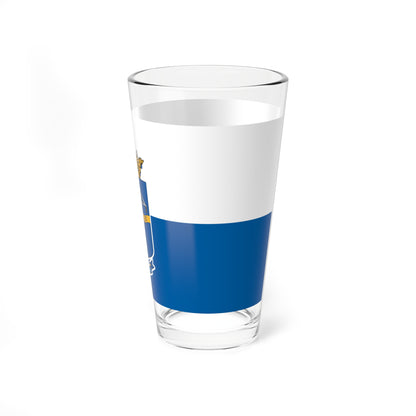 Flag of Rabahidveg (Hungary) Pint Glass 16oz